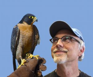Jeff Caplan with bird